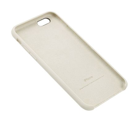 Original soft touch чохол для IPhone 6 / 6s колір античний білий