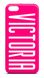 Розовый чехол для iPhone 5 / 5s / SE  Имя Виктория