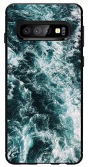 Дизайнерский бампер для Samsung Galaxy S10 Plus Морская пена