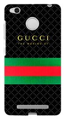 Модний чохол для Xiaomi Redmi 3s Логотип Gucci