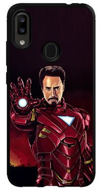 Красный чехол для Samsung Galaxy А20 2018 Тони Старк