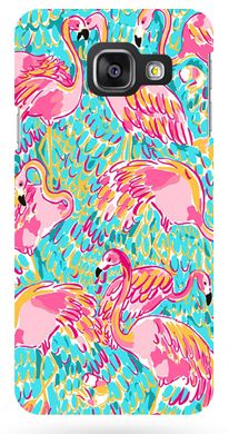 Цікавий чохол-бампер для телефону Samsung A510 (16) - Bird Flamingo