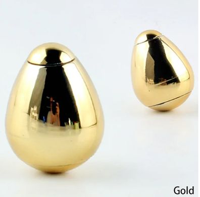 Металевий спіннер gyro egg золото