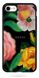 Чорний чохол з логотипом Гучи на iPhone SE 2 Квіти