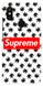 Белый бампер для Xiaomi Mi A2 Lite Логотип Supreme