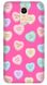 Чехол накладка с Сердечками на Xiaomi Note 4 / 4x Розовый