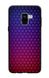 ТПУ Чехол с Текстурой карбона на Galaxy j6 2018 Фиолетовый