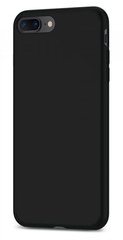 Бампер силиконовый на iPhone 7 plus черный матовый