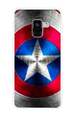 Защитный чехол для Samsung ( Самсунг ) j6 2018 Щит Капитана Америка