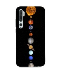 Космический чехол на Xiaomi Mi Note 10 Парад планет