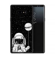 Черный чехол Samsung Galaxy Note 9 Космонавт