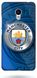 Синій чохол для хлопця на Meizu M5 note Логотип FC Manchester