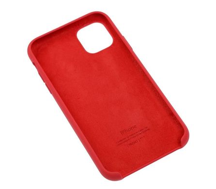 Оригинальный силиконовый чехол с матовым покрытием для Iphone 11 Pro Max красный