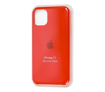 Оригінальний силіконовий чохол з матовим покриттям для Iphone 11 Pro Max червоний