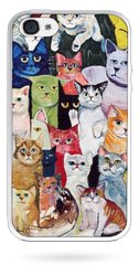 Чехол с котиками для iPhone 4 / 4s