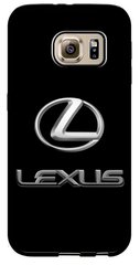 Бампер с логотипом Лексус на Samsung S7 ( G930 ) Прорезиненный