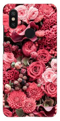 Червоний чохол для Xiaomi Mi A2 Троянди
