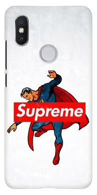 Оригинальный чехол с Суперменом на Xiaomi Redmi S2 Логотип Supreme