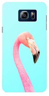 Чехол с Фламинго для Samsung Galaxy S7 Бирюзовый