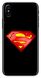 Прорезиненный бампер для iPhone XS Superman