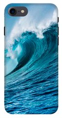 Блакитний чохол для iPhone 7 Морська хвиля