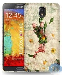 Матовый бампер для Samsung SM-N900 Цветы