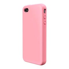 Розовый чехол на iPhone 4 / 4s Силиконовый