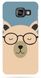 Чохол з Ведмедиком в окулярах на Samsung A7 2016 Синій