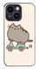 Чехол кот пушин на самокате 14 iPhone
