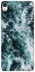 Чехол с Морскими волнами на Sony Xperia M4 ( E2312 ) Матовый