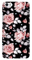 Черный чехол на Xiaomi Mi5 Розы