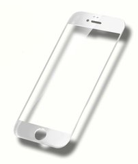 Біле захисне скло на iPhone 6 plus 3D