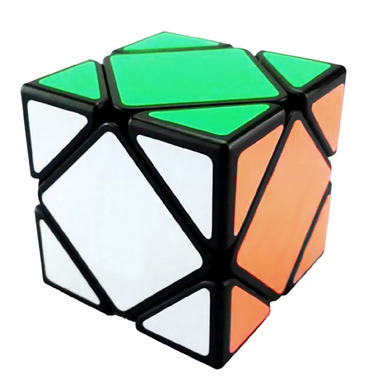 Кубик Рубика Skewb ск'юб чорний з фіксаторами
