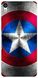 Пластиковый бампер для Sony ( Сони ) Xperia X Dual Щит Капитана Америка