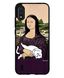 Крутой кейс для Samsung A01 А105 Мона Лиза с котиком