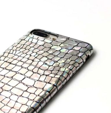 Чехол голограмма iPhone SE 2020 крокодиловая кожа