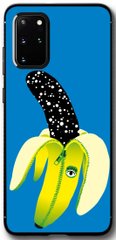 Стильный дизайнерский силиконовый чехол  для Samsung S20 Plus Банан