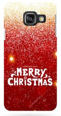 Дизайнерский чехол для Galaxy A3 16 Счастливого Рождества