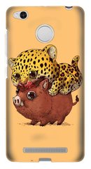 Чехол милые животные для Xiaomi Redmi 3s