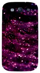Накладка з Текстурою космосу на Galaxy ( Галаксі ) S3 Фіолетова