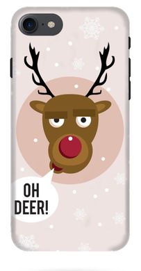 Праздничный бампер Oh dEER для iPhone 8 подарок Новый год
