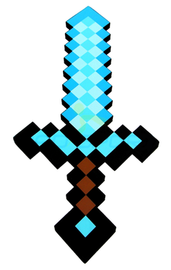 Игрушка алмазный меч Майнкрафт Minecraft Toy оригинал