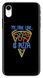 Чехол Love pizza на iPhone XR Черный