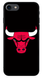 Чехол с логотипом Чикаго Буллз на iPhone 7 Черный