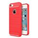 Чехол с карбоном для iPhone 5 / 5s / SE Розовый