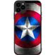 Силиконовый чехол на iPhone 11 Про ЩИТ Капитан Америка
