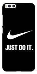 Чорний бампер для Xiaomi Mi6 Логотип Nike