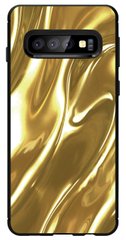 Надежный бампер для Samsung S10 Galaxy G970F Жидкое золото