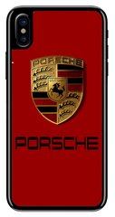 Логотип Porsche силиконовый чехол для iPhone X / 10