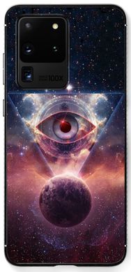 Красочный soft touch чехол для Samsung Galaxy S20 ultra Космос